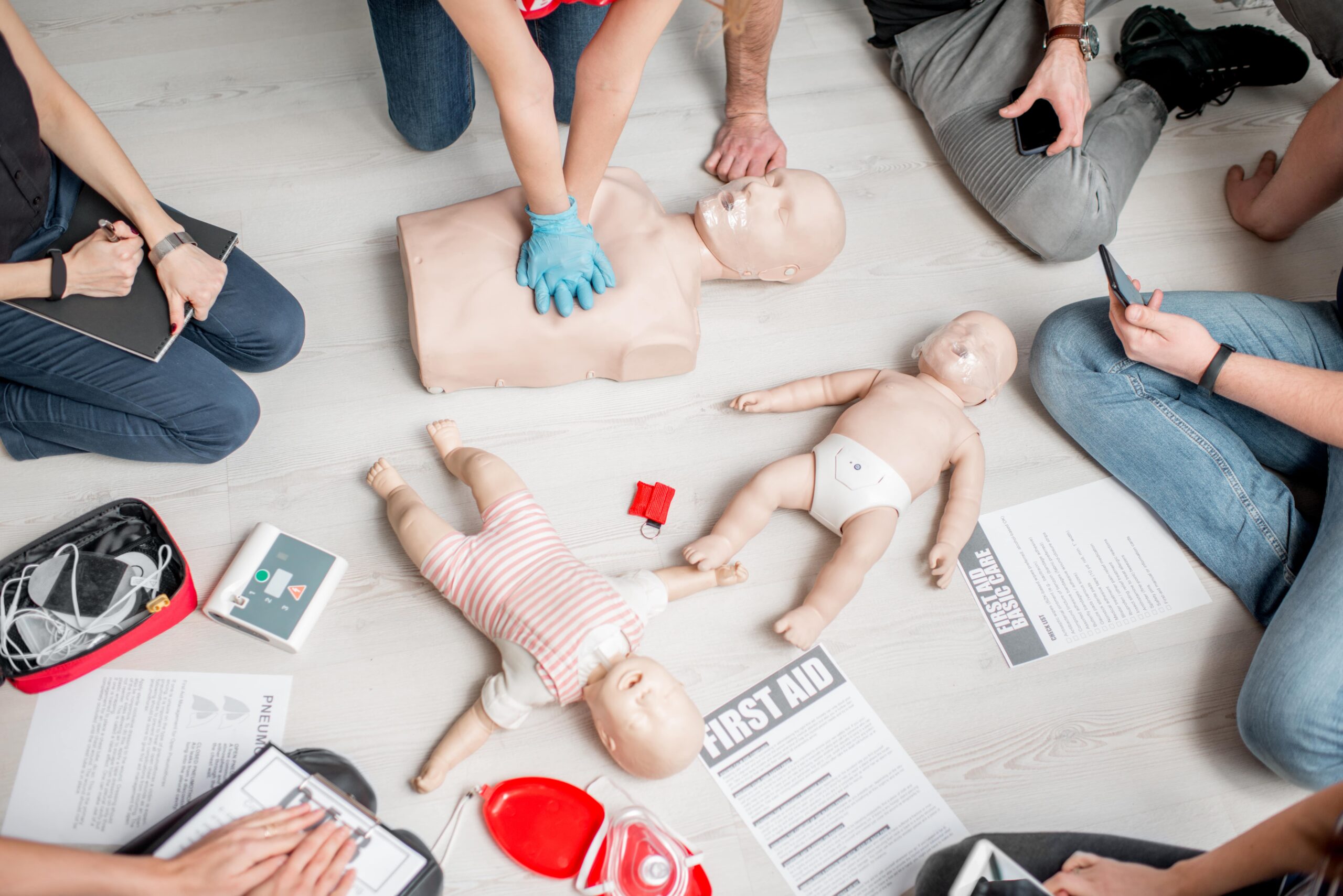 First aid training